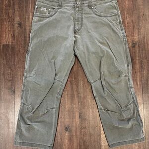 Kuhl Revolvr Pants Mens 36x32 Grey Chino Vintage Patina Dye Outdoor Hike